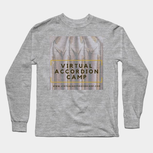 Virtual Accordion Camp (with Bellows) Long Sleeve T-Shirt by Alex Cumming Music